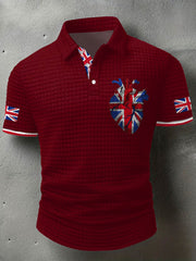 Men's UK Flag Printed Casual Tops vetvanguards