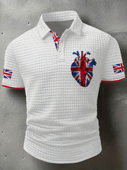 Men's UK Flag Printed Casual Tops vetvanguards