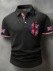 Men's UK Flag Printed Casual Tops vetvanguards