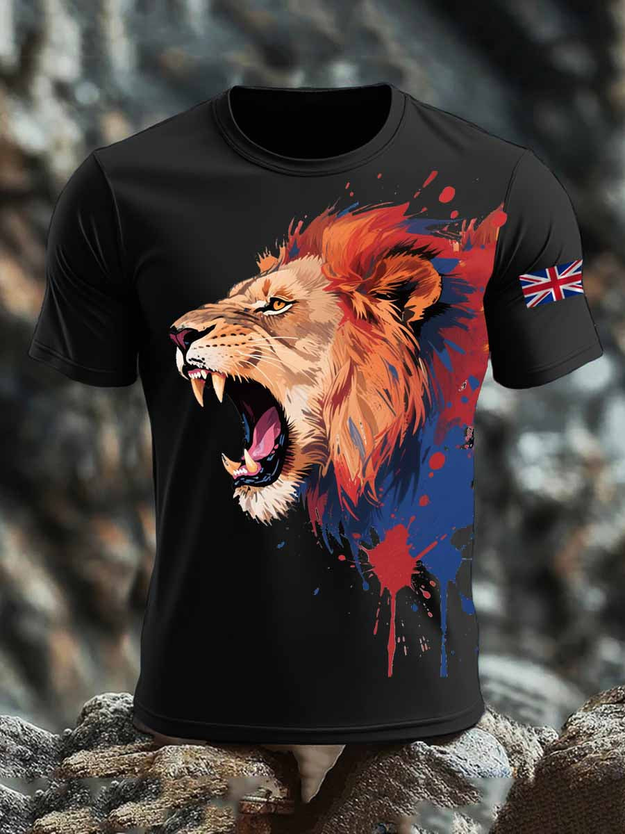Men's British short sleeves t-shirt vetvanguards