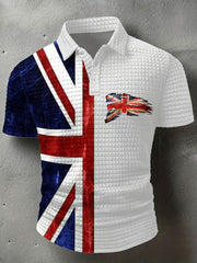 Men's UK Flag Printed Casual Tops vetvanguards
