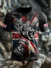 Men's UK Flag Printed T-shirt vetvanguards