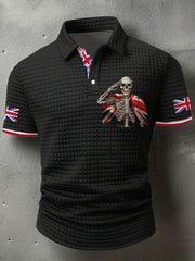 Men's UK Flag Printed Casual Tops vetvanguards