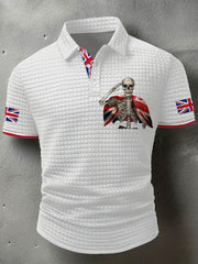 Men's UK Flag Printed Casual Tops vetvanguards