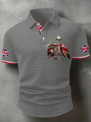 Men's UK Flag Printed Casual Tops vetvanguards