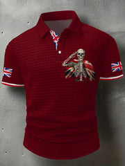 Men's UK Flag Printed Casual Tops vetvanguards