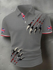 Men's UK Flag Printed Casual Tops vetvanguards