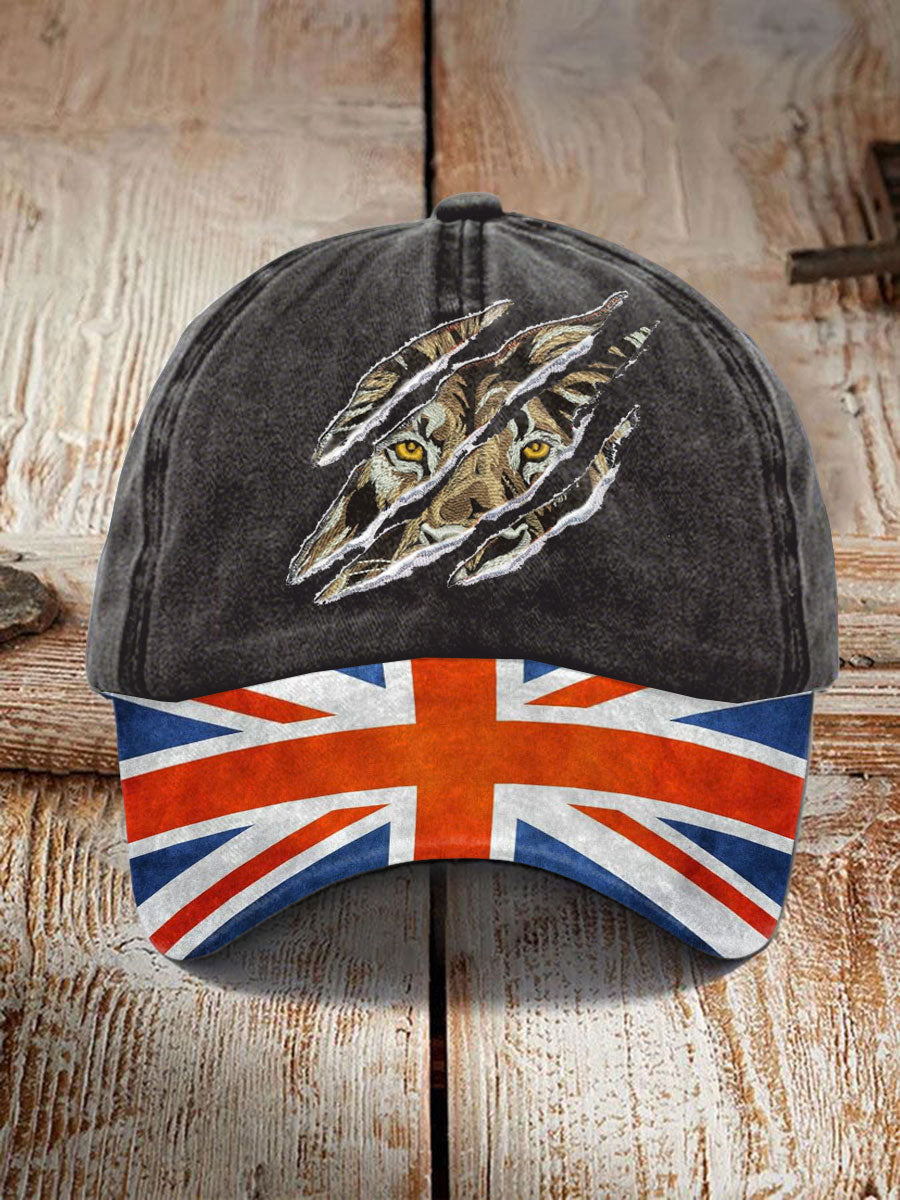 Unisex UK Flag Print Hat vetvanguards