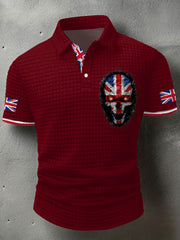 Men's UK Flag Printed Casual Tops vetvanguards
