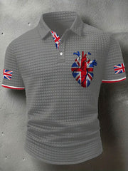 Men's UK Flag Printed Casual Tops vetvanguards