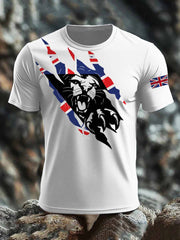 Men's British short sleeves t-shirt vetvanguards