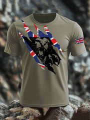 Men's British short sleeves t-shirt vetvanguards