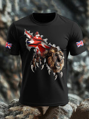 Men's UK Flag Printed T-shirt vetvanguards