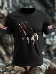 Men's UK Flag Printed T-shirt vetvanguards
