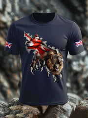 Men's UK Flag Printed T-shirt vetvanguards