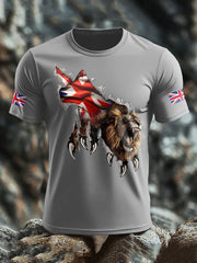 Men's UK Flag Printed T-shirt vetvanguards