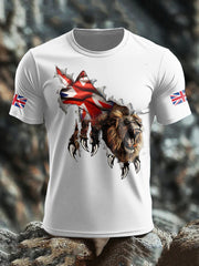 Men's UK Flag Printed T-shirt vetvanguards