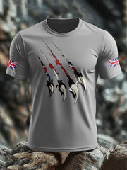 Men's UK Flag Printed T-shirt vetvanguards