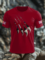 Men's UK Flag Printed T-shirt vetvanguards