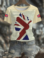 Women's Queen Of England Short-sleeved T-shirt vetvanguards