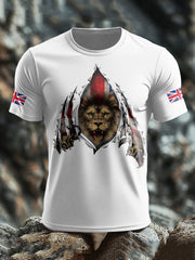 Men's UK Flag Printed T-shirt vetvanguards