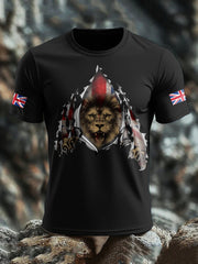 Men's UK Flag Printed T-shirt vetvanguards