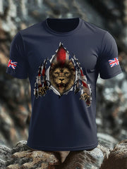 Men's UK Flag Printed T-shirt vetvanguards