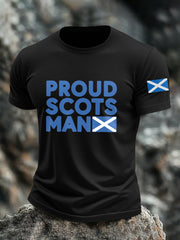 Men's Proud Scots Man Print Casual Shirt vetvanguards