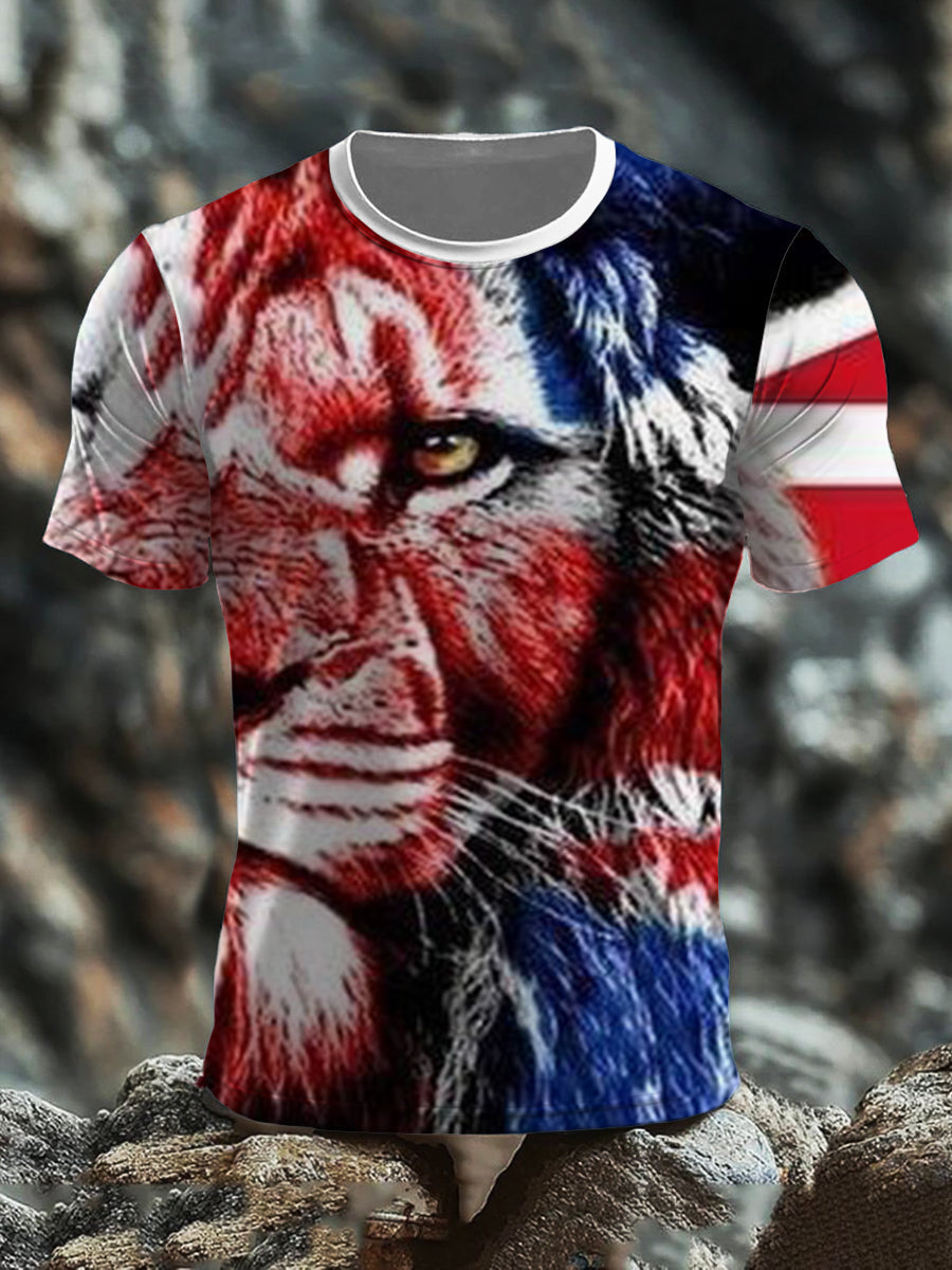Men's UK Flag Printed T-shirt vetvanguards