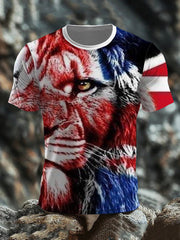 Men's UK Flag Printed T-shirt vetvanguards