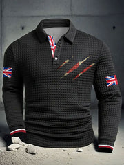 Men's UK Flag Printed Casual Tops vetvanguards