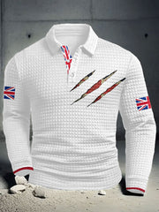 Men's UK Flag Printed Casual Tops vetvanguards