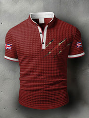 Men's UK Flag Printed Casual Tops vetvanguards