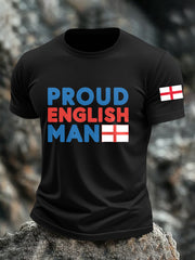 Men's Proud English Man Print Casual Shirt vetvanguards