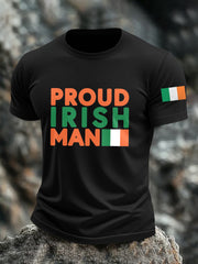 Men's Proud Irish Man Print Casual Shirt vetvanguards