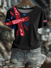 Women's British short-sleeved T-shirt vetvanguards