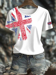 Women's British short-sleeved T-shirt vetvanguards