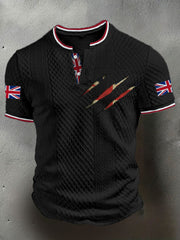 Men's UK Flag Casual Tops vetvanguards