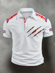 Men's UK Flag Casual Tops vetvanguards