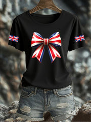 Women's UK Flag Printed T-shirt vetvanguards