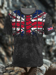 Men's UK Flag Printed T-shirt vetvanguards