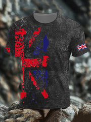 Men's UK Flag Printed T-shirt vetvanguards
