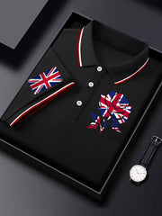 Men's Vintage England Flag Lion Casual Shirt vetvanguards