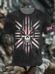 Men's UK Flag Printed T-shirt vetvanguards