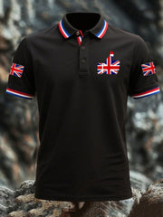 Men's Vintage England Flag Lion Casual Shirt vetvanguards