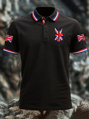 Men's Vintage England Flag Lion Casual Shirt vetvanguards