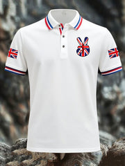 Men's Vintage England Flag Lion Casual Shirt vetvanguards