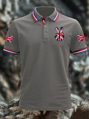 Men's Vintage England Flag Lion Casual Shirt vetvanguards