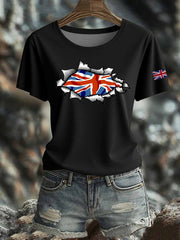 Women's British Iron On Short Sleeve T-Shirt vetvanguards