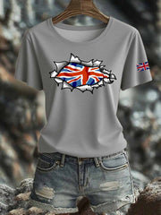 Women's British Iron On Short Sleeve T-Shirt vetvanguards